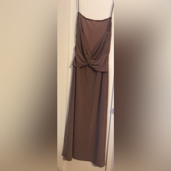 NWT reformation latte shimmery Breslin knit dress - Picture 7 of 8